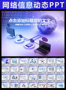 網絡科技前沿動態與電子商務發展趨勢 高效匯報PPT資源指南
